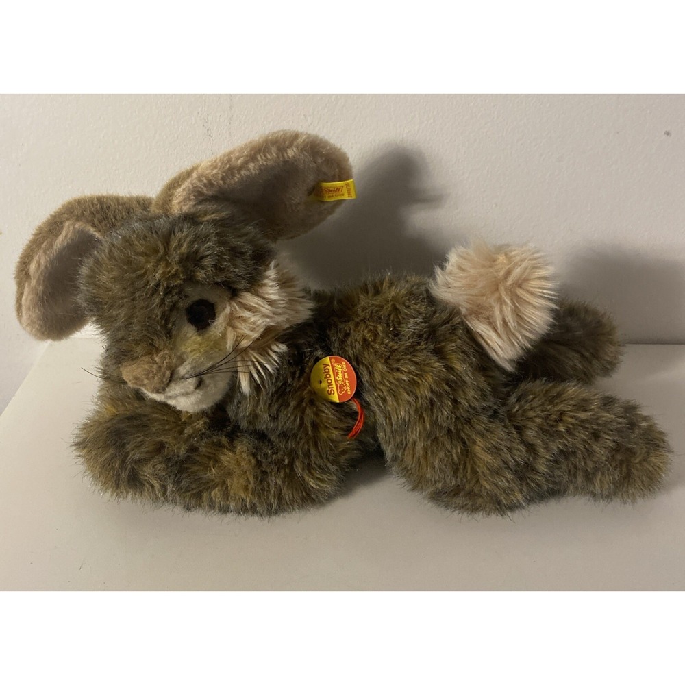 Steiff 2968/35 Snobby Brown Bunny Rabbit Plush Vintage Stuffed Animal